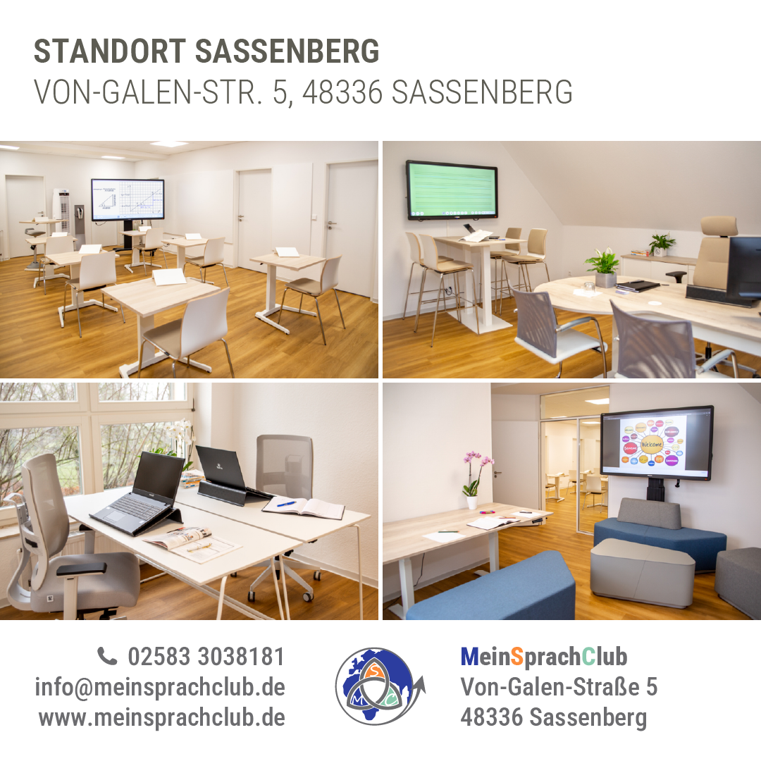 MeinSprachClub Von-Galen-Str. Sassenberg Sprachkurse Nachhilfe Lernförderung Akademie