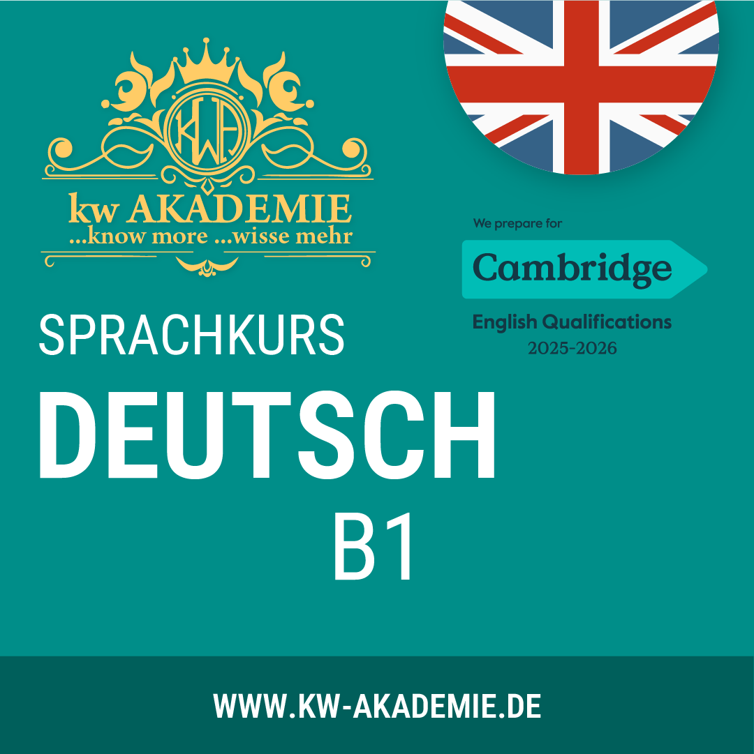 Sprachkurs Deutsch B1, kw Akademie