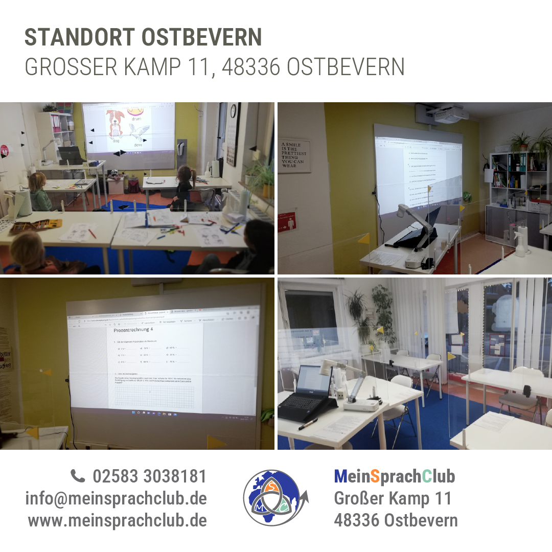 Nachhilfe Lernförderung Großer Kamp Ostbevern Bildung und Teilhabe BuT Jobcenter